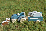 Eleganter - WOODEN TRACTOR WITH SHEEP DOG