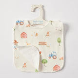 Jiggle & Giggle - Barnyard Jersey Bib Set of 2