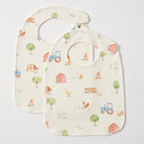 Jiggle & Giggle - Barnyard Jersey Bib Set of 2