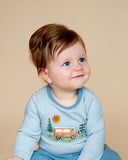 Bebe - ALVIN ORGANIC STRIPE LS BODYSUIT