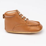 Fawn & Finch - Brooks Tan Leather Lace Up Boot
