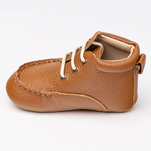 Fawn & Finch - Brooks Tan Leather Lace Up Boot