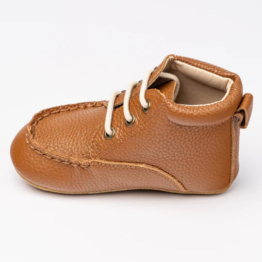 Fawn & Finch - Brooks Tan Leather Lace Up Boot