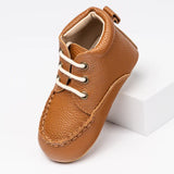 Fawn & Finch - Brooks Tan Leather Lace Up Boot
