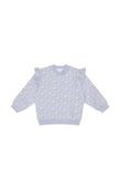 Jamie Kay - Organic Cotton Maple Sweatshirt - Rose Floral Smoke