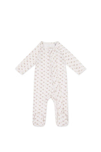 Jamie Kay - Organic Cotton Melanie Onepiece - Rose Floral Pink