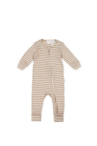 Jamie Kay - Organic Cotton Modal Gracelyn One Piece - Narrow Stripe Baker/Cloud
