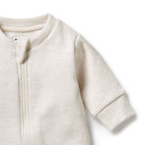 Wilson & Frenchy - Oatmeal Organic Quilted Growsuit