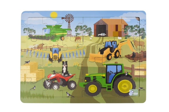Eleganter - AUSSIE FARM VEHICLES JIGSAW PUZZLE 24PCS