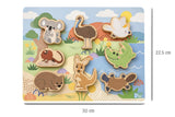 Eleganter - BUSH BUDDIES AUSTRALIAN ANIMALS WOODEN CHUNKY PUZZLE
