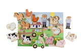 Eleganter - WOODEN CHUNKY AUSSIE FARM ANIMAL PUZZLE