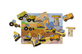 Eleganter - WOODEN CHUNKY CONSTRUCTION VEHICLE PUZZLE