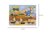 Eleganter - WOODEN CHUNKY CONSTRUCTION VEHICLE PUZZLE