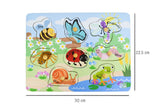 Eleganter - 2 IN 1 INSECTS AND THEIR HOMES PEG PUZZLE