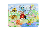 Eleganter - 2 IN 1 INSECTS AND THEIR HOMES PEG PUZZLE