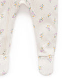 Purebaby - Primrose Thick Zip Growsuit