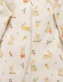 Purebaby - Thick Bunny Zip Growsuit