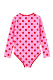 Milky - Polka Dot L/S Swimsuit