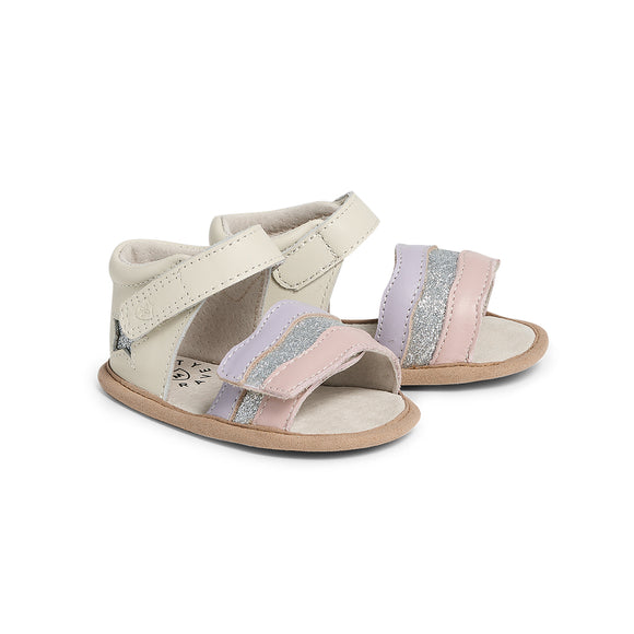 Pretty Brave - Baby Star Sandal - Sparkle