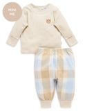 Purebaby - Mixed Flannelette PJ Set