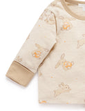 Purebaby - Easter Bunny Long Sleeve Textured PJ Set