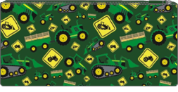 Got It Covered - Long Pencil Case - Green Tractor