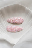 Confetti Kidz - Sparkly Pink Hair clips - Set of 2