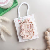 Play Sense - Eco Playdough Stamp | Robots/Beige