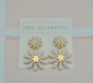 The Aesthetic Gift Co - Piper Dangles - Beige