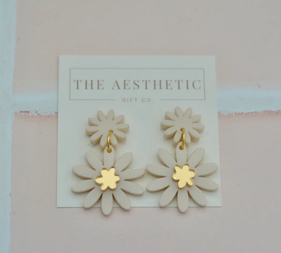 The Aesthetic Gift Co - Piper Dangles - Beige
