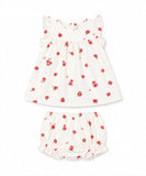 Confetti Kidz - Pink Posies | Organic Ruffle Set