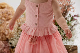 Indigo & Lellow - Charlotte Broderie Top - Pink