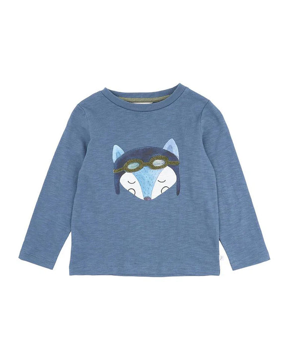 Fox & Finch - HIGH FLYER FOX PILOT TEE 3-7 YRS