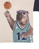 Fox & Finch - WILD SIDE BASKETBALL LS TEE 3-7 YRS