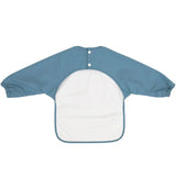 All4Ella - Recycled Long Sleeve Bib - Two-tone Blue