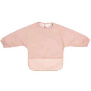 All4Ella - Recycled Long Sleeve Bib - Two-tone Pink