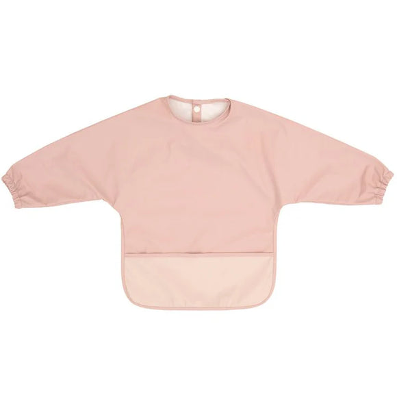 All4Ella - Recycled Long Sleeve Bib - Two-tone Pink