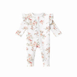 Confetti Kidz - Rose Garden - Bamboo Zipsuit