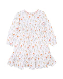 Bebe - GEMMA ORGANIC SHIRRED DRESS 3-7 YRS