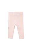 Milky - Powder Pink Rib Baby Pant
