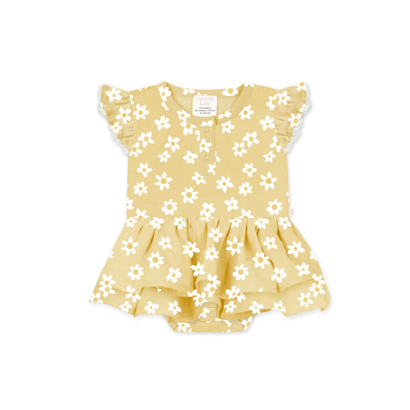 Confetti Kidz - Bodysuit Dress - Summer Daisies