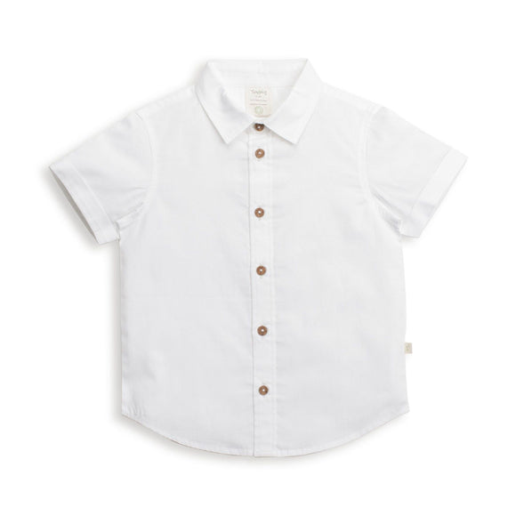 Tiny Twig - Cambric Shirt - White