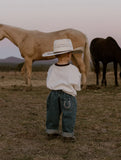 Blossom & Pear - Kids 'Hold Your Horses' Slouch Tee