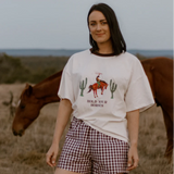 Blossom & Pear - Ladies 'Hold Your Horses' Tee