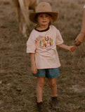 Blossom & Pear - Kids 'Wild at Heart' Slouch Tee