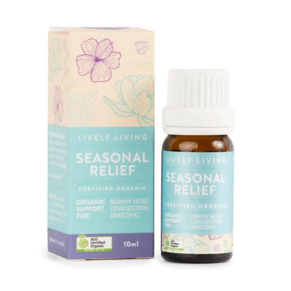 Lively Living - Seasonal Relief Organic Essential Oil 10ml