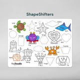HeyDoodle - Reusable Silicone Mat - Shapeshifters