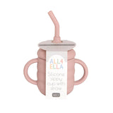 All4Ella - Silicone Sippy Cup with Straw