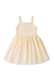 Confetti Kidz - Ribbed Tulle Dress - Sunshine Print