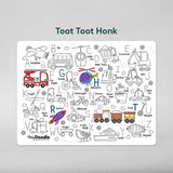 HeyDoodle - ABC Toot Toot Honk Mat